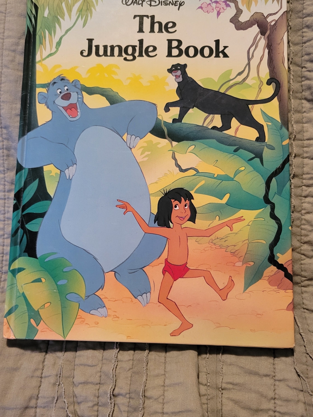 Vintage Disney The Jungle Book Hardcover